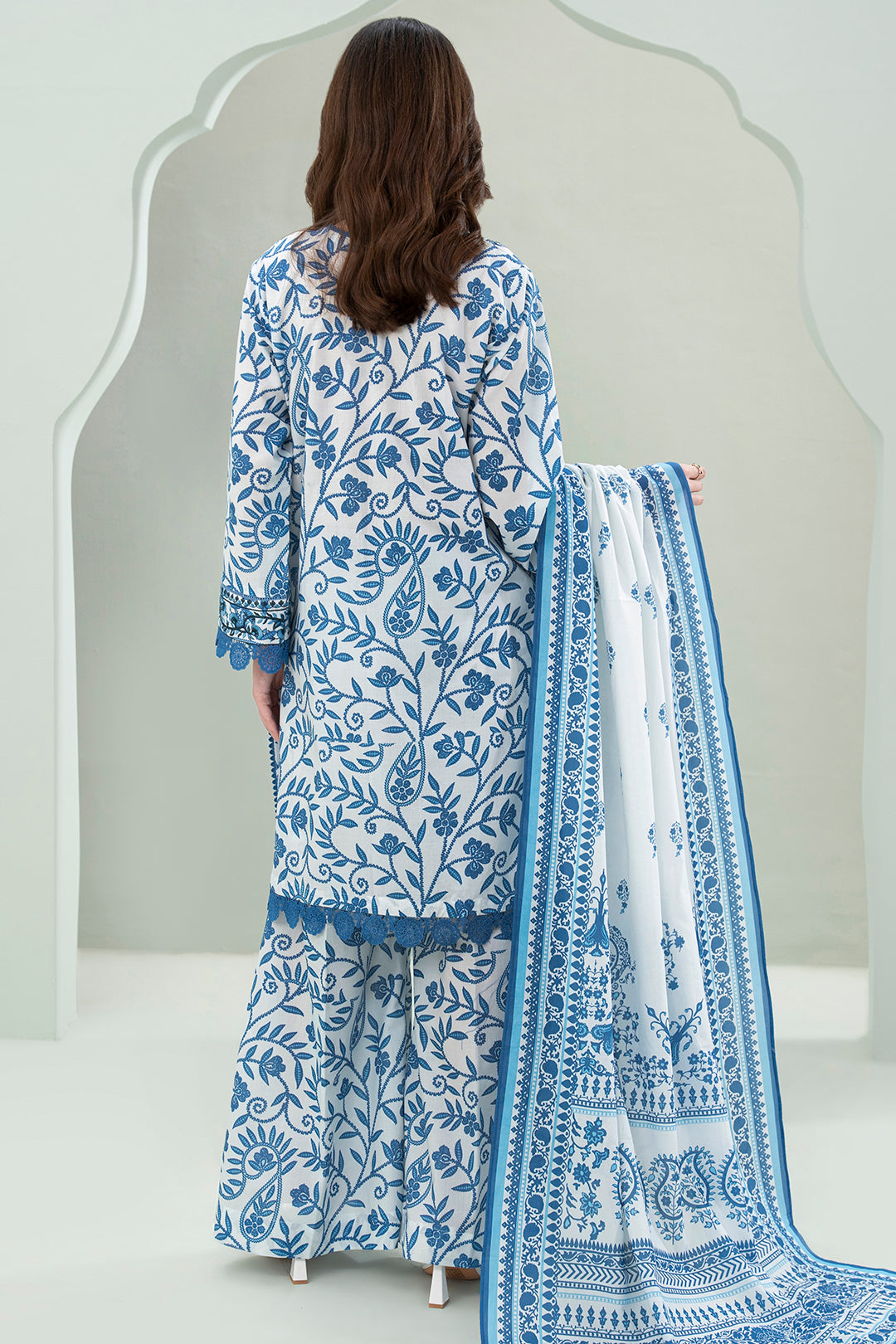 Embroidered Shirt Shalwar Dupatta - 0526