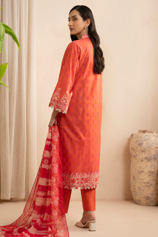 Embroidered Shirt Shalwar Dupatta - 0527
