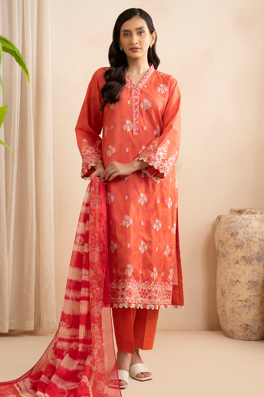 Embroidered Shirt Shalwar Dupatta - 0527