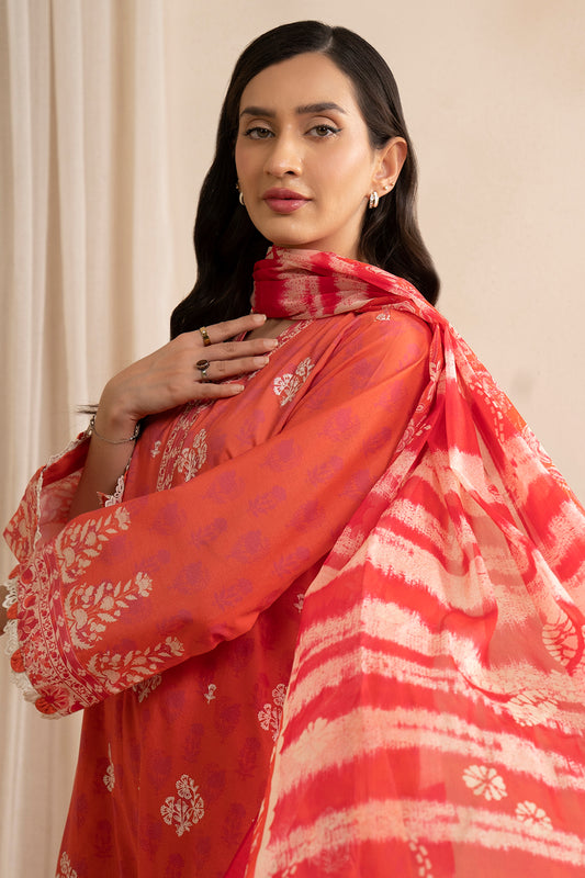 Embroidered Shirt Shalwar Dupatta - 0527