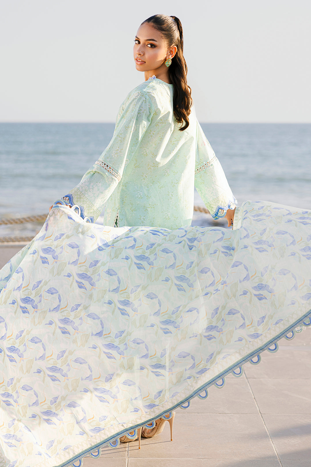 Embroidered Shirt Shalwar Dupatta - 0529