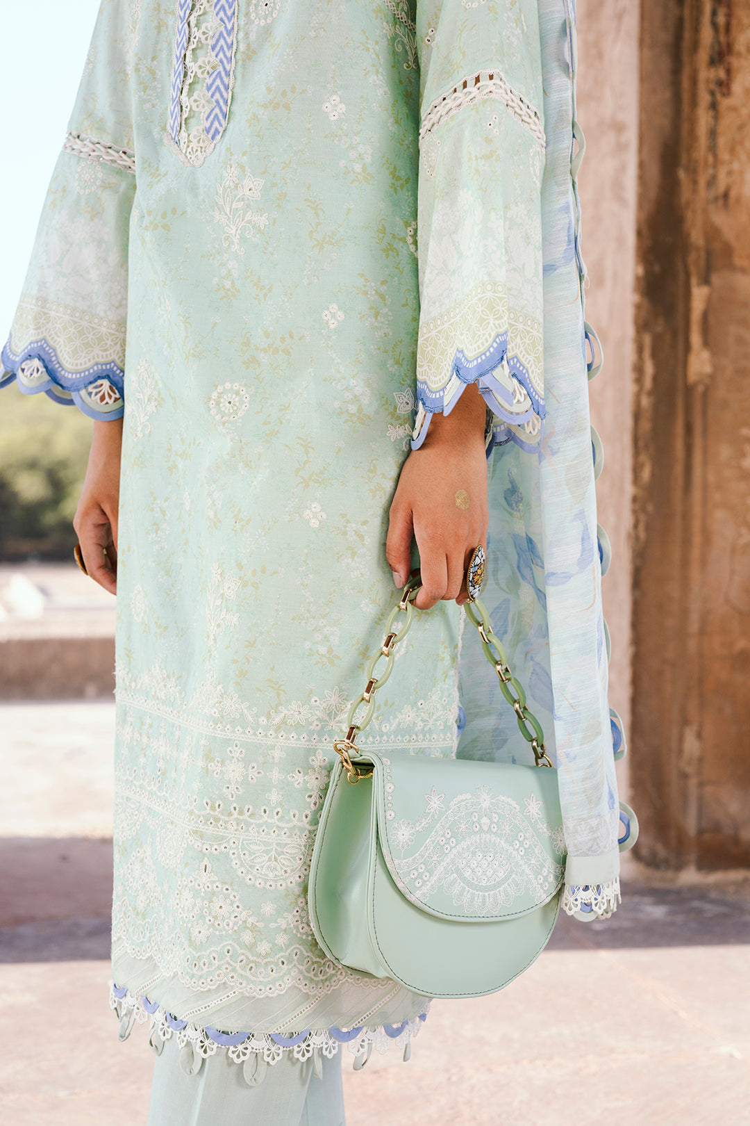 Embroidered Shirt Shalwar Dupatta - 0529