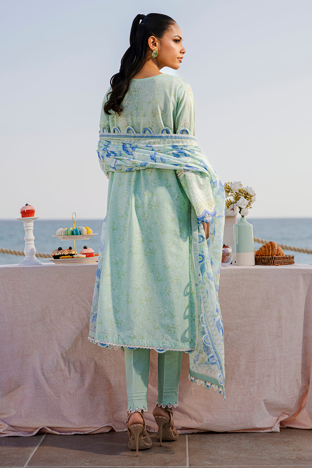 Embroidered Shirt Shalwar Dupatta - 0529