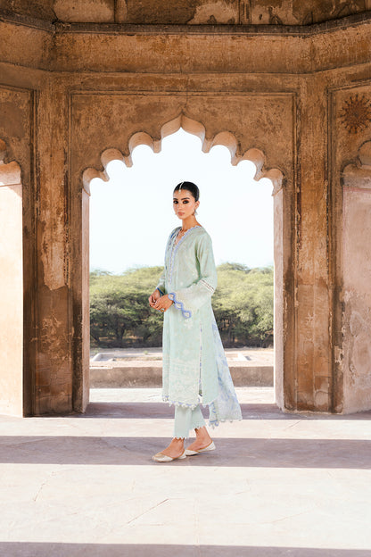 Embroidered Shirt Shalwar Dupatta - 0529