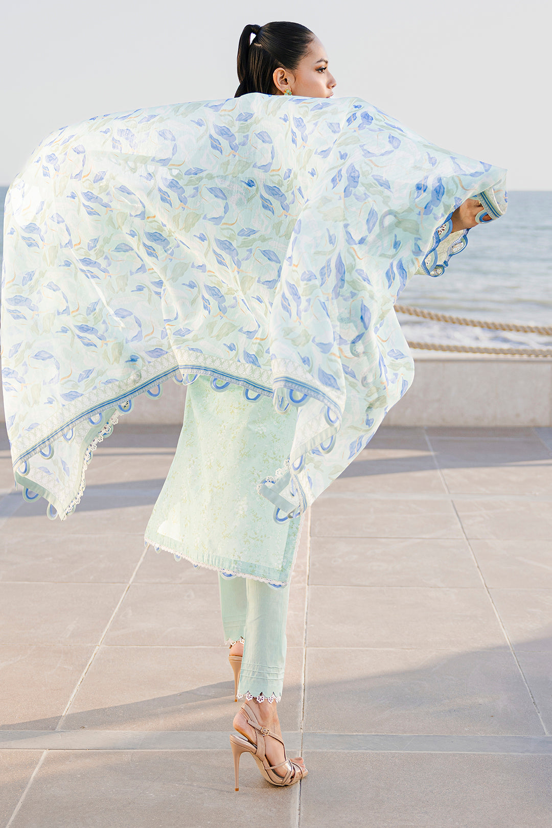 Embroidered Shirt Shalwar Dupatta - 0529