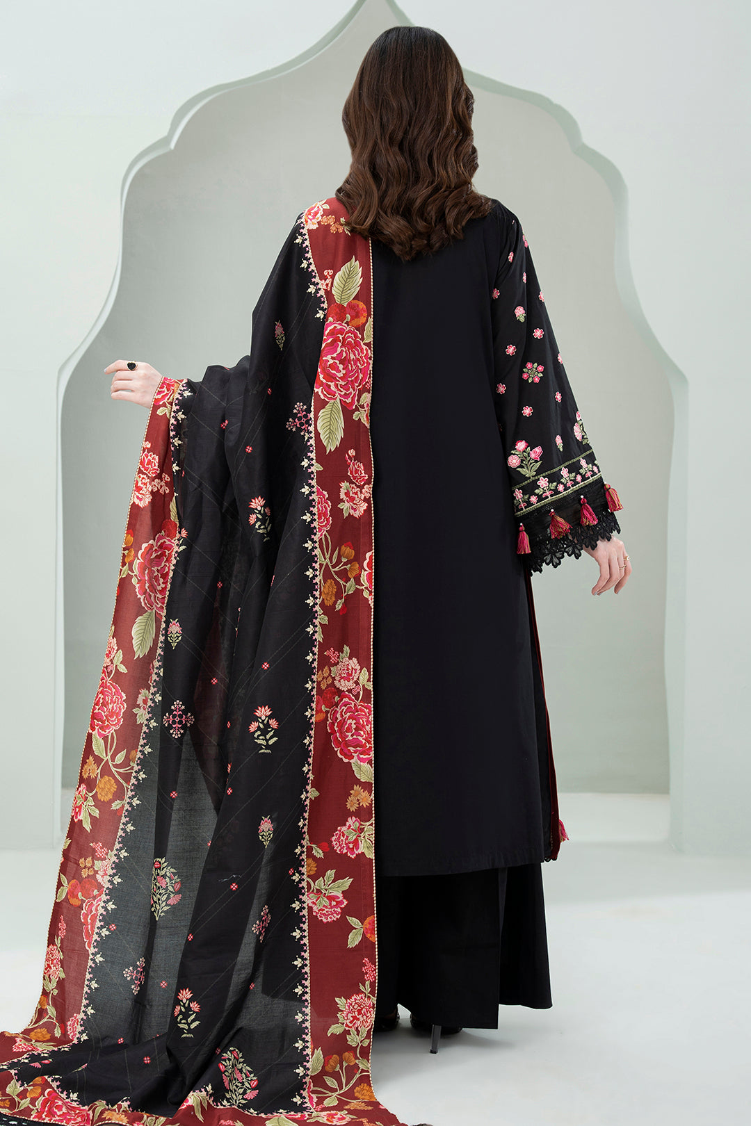 Embroidered Shirt Shalwar Dupatta - 0531