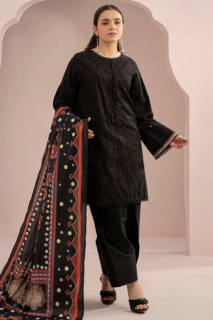 Embroidered Shirt Shalwar Dupatta - 0533