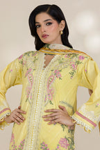 Embroidered Shirt Shalwar Dupatta - 0534