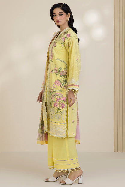 Embroidered Shirt Shalwar Dupatta - 0534