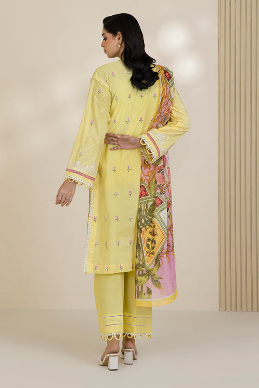 Embroidered Shirt Shalwar Dupatta - 0534