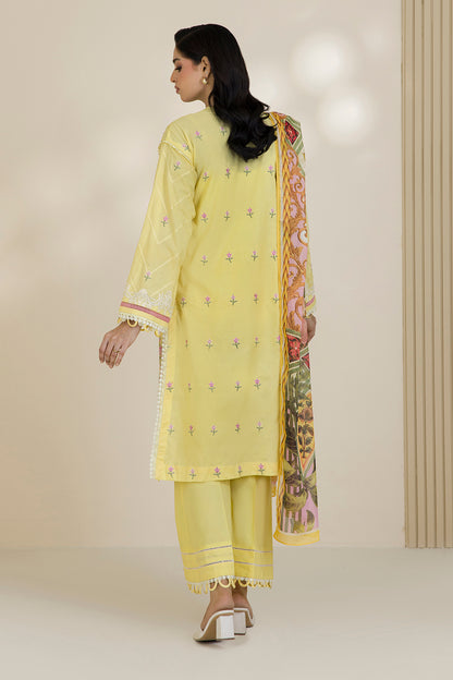 Embroidered Shirt Shalwar Dupatta - 0534