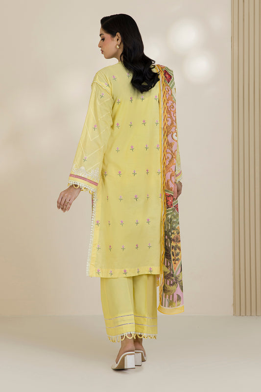 Embroidered Shirt Shalwar Dupatta - 0534