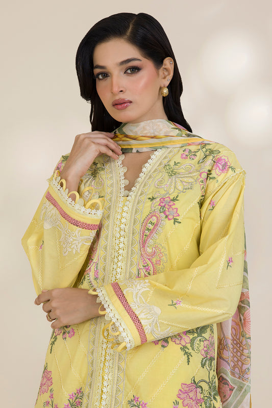 Embroidered Shirt Shalwar Dupatta - 0534