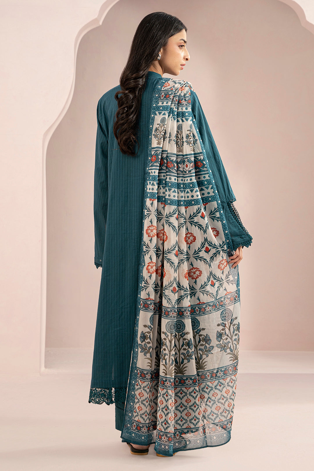 Embroidered Shirt Shalwar Dupatta - 0537