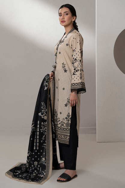 Embroidered Shirt Shalwar Dupatta - 0592