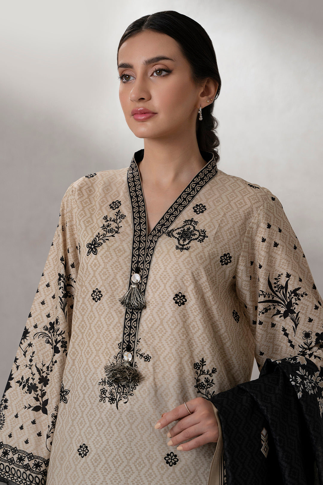 Embroidered Shirt Shalwar Dupatta - 0592