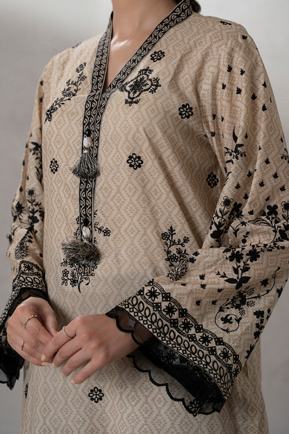 Embroidered Shirt Shalwar Dupatta - 0592