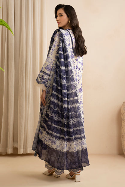Embroidered Shirt Shalwar Dupatta - 0593