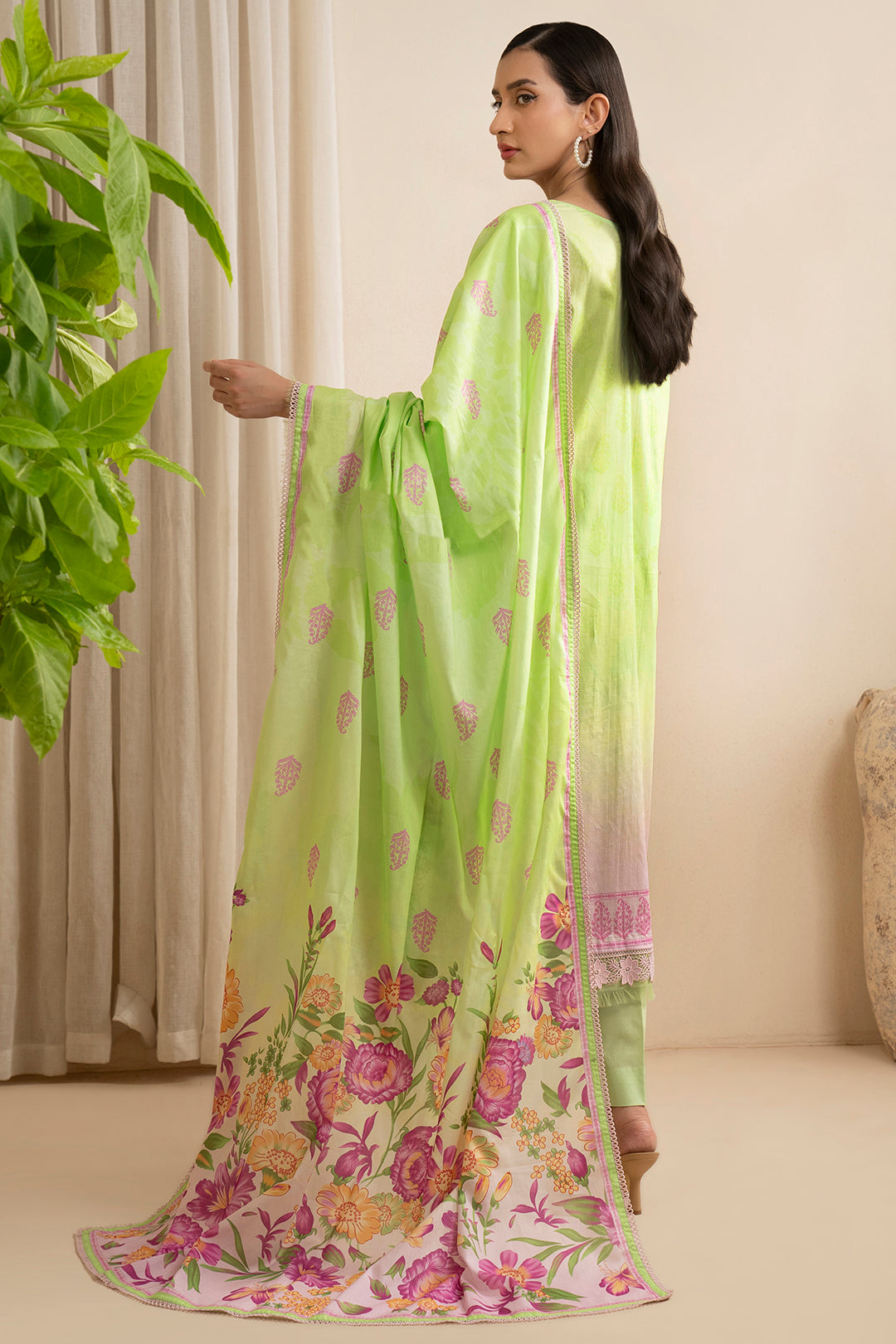 Embroidered Shirt Shalwar Dupatta - 0594