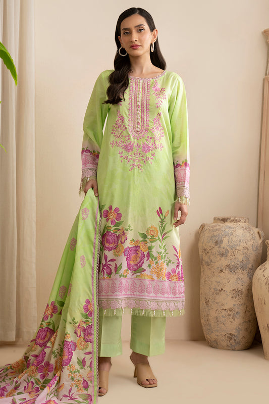 Embroidered Shirt Shalwar Dupatta - 0594