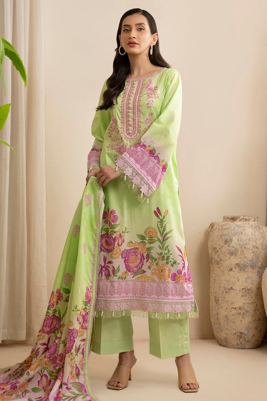 Embroidered Shirt Shalwar Dupatta - 0594