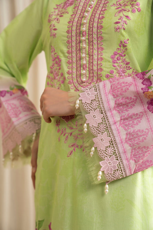 Embroidered Shirt Shalwar Dupatta - 0594