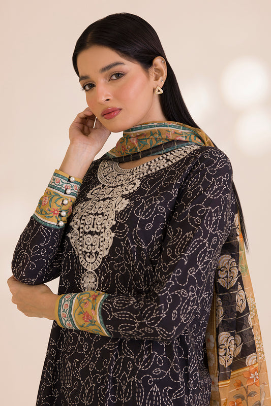 Embroidered Shirt Shalwar Dupatta - 0595