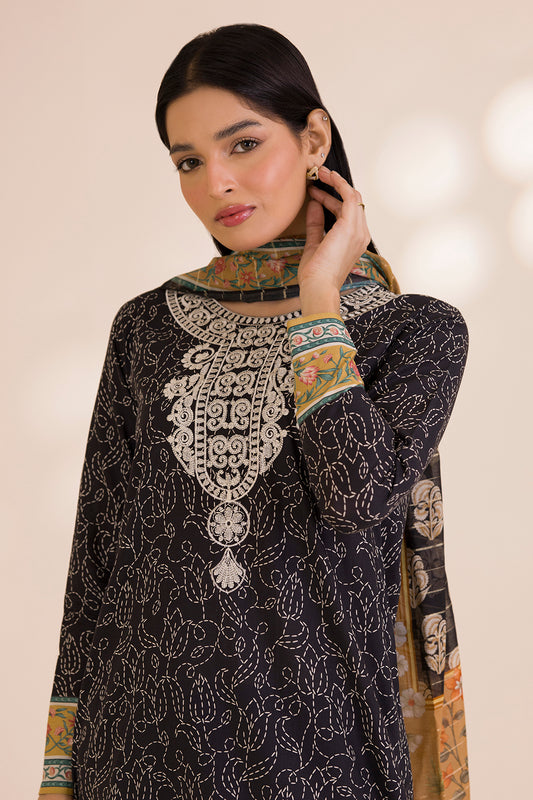 Embroidered Shirt Shalwar Dupatta - 0595