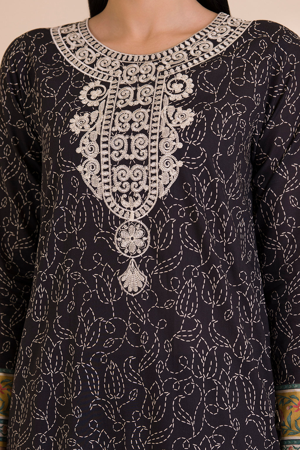 Embroidered Shirt Shalwar Dupatta - 0595