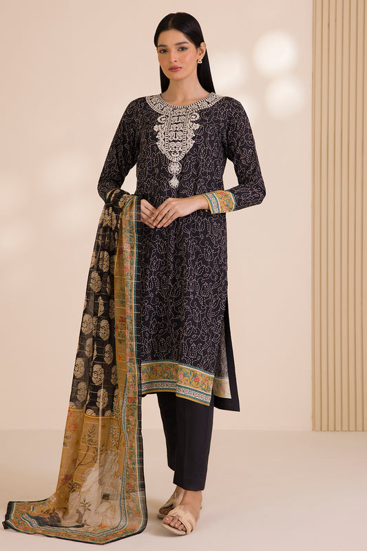 Embroidered Shirt Shalwar Dupatta - 0595