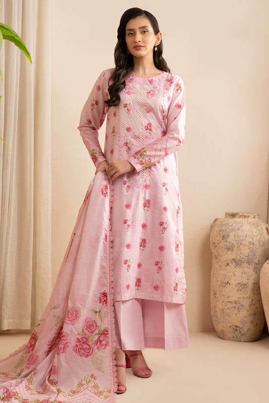 Embroidered Shirt Shalwar Dupatta - 0596