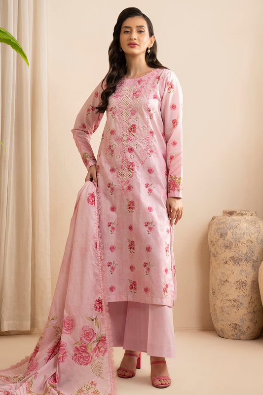 Embroidered Shirt Shalwar Dupatta - 0596