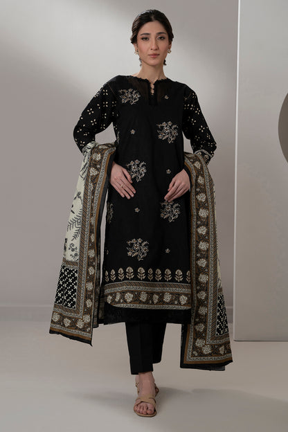Embroidered Shirt Shalwar Dupatta - 0597
