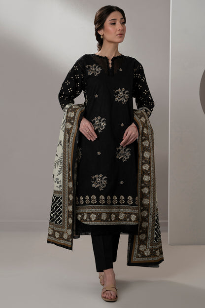 Embroidered Shirt Shalwar Dupatta - 0597
