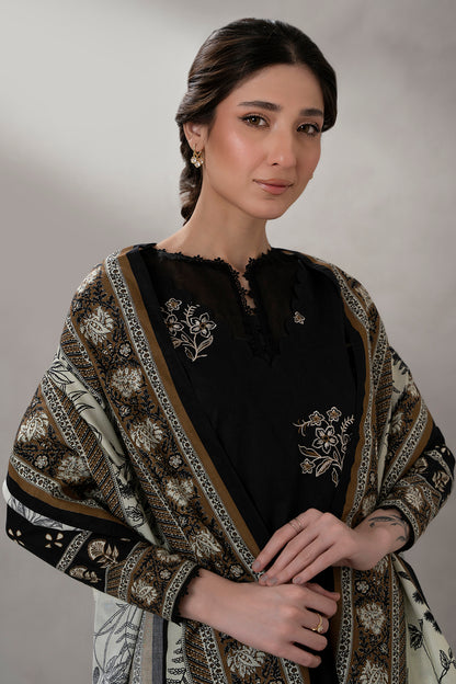 Embroidered Shirt Shalwar Dupatta - 0597