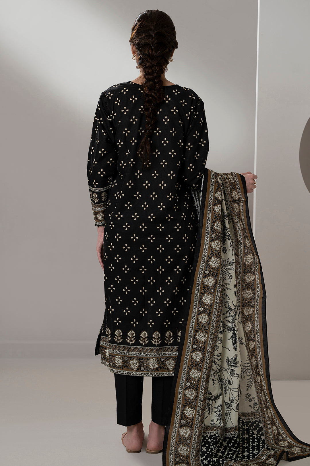 Embroidered Shirt Shalwar Dupatta - 0597