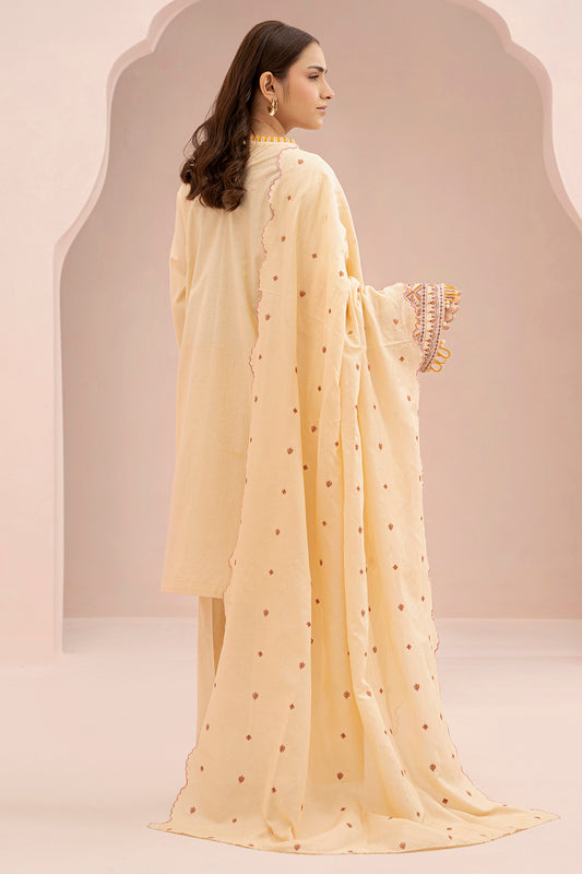Embroidered Shirt Shalwar Dupatta - 0598