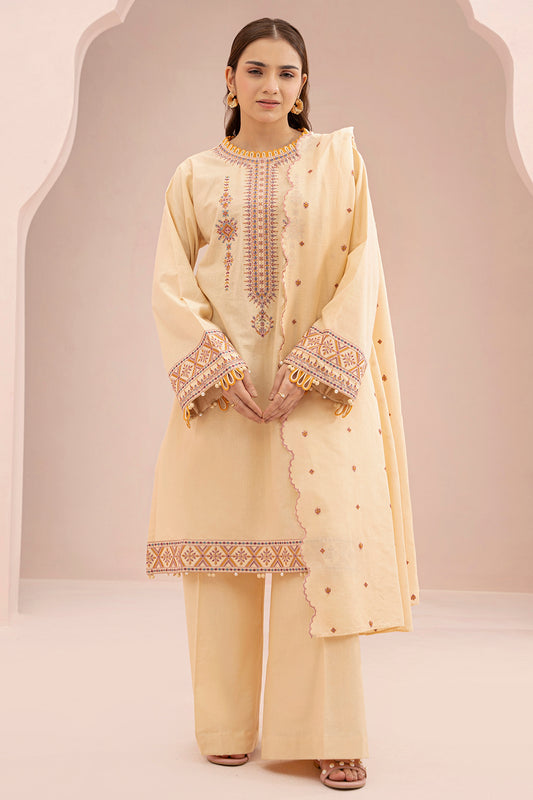 Embroidered Shirt Shalwar Dupatta - 0598