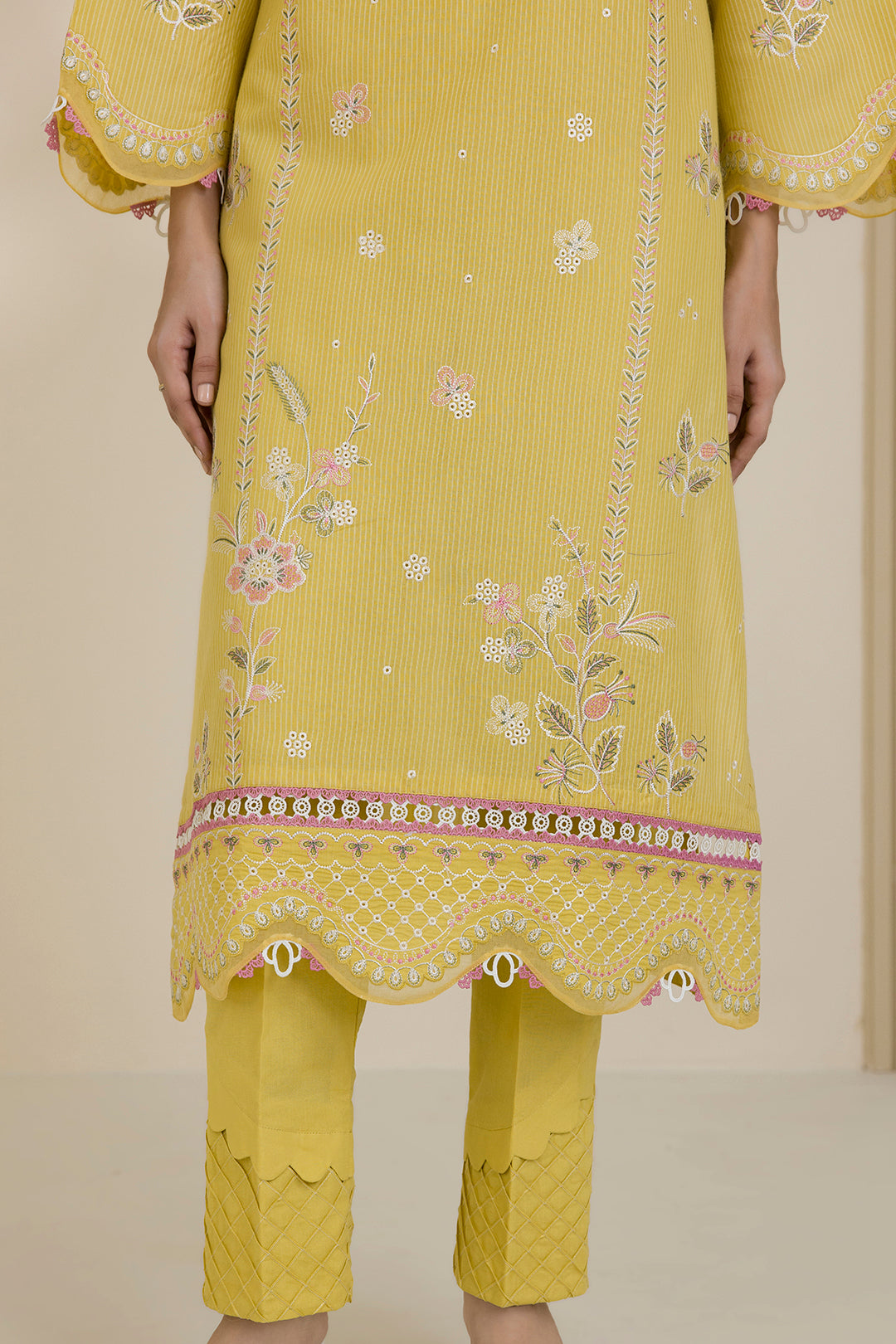 Embroidered Shirt Shalwar Dupatta - 0599