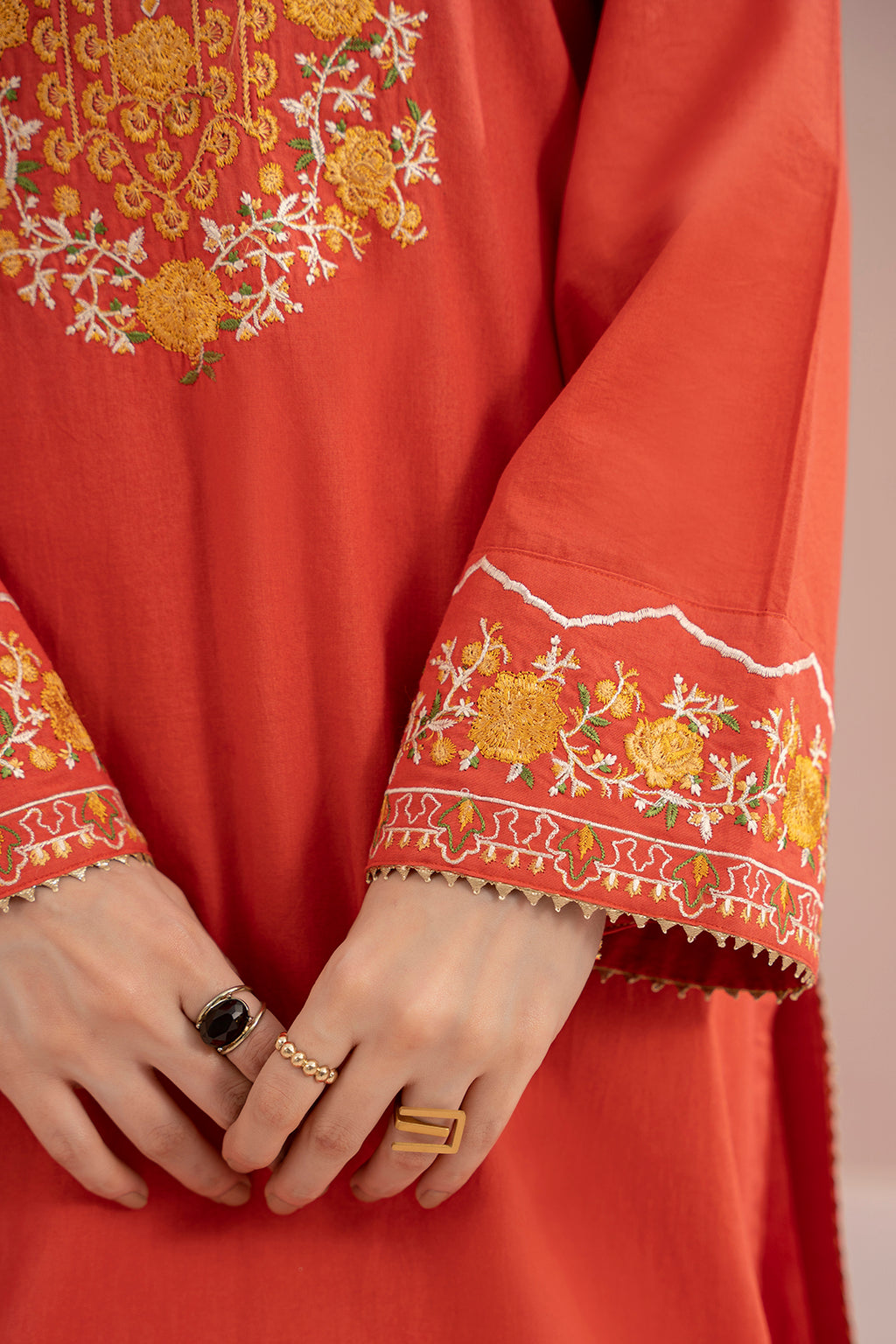 Embroidered Shirt Shalwar Dupatta - 0600