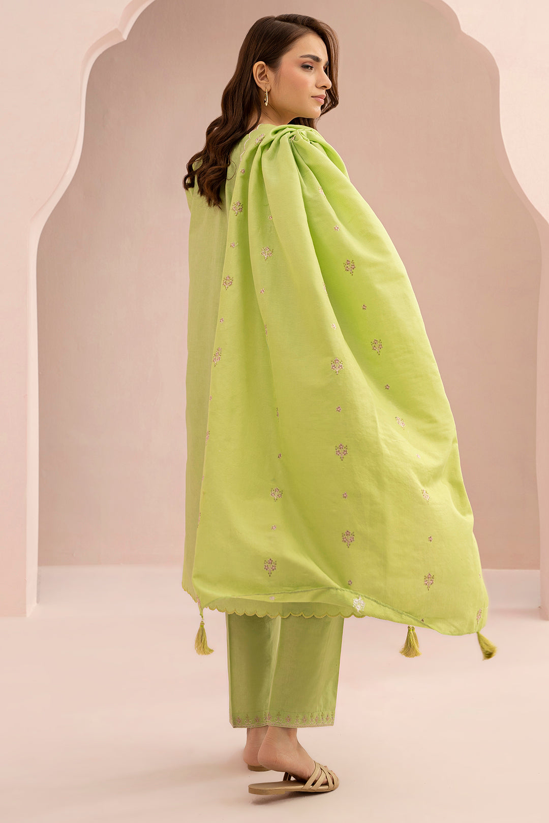 Embroidered Shirt Shalwar Dupatta - 0602