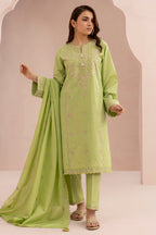 Embroidered Shirt Shalwar Dupatta - 0602
