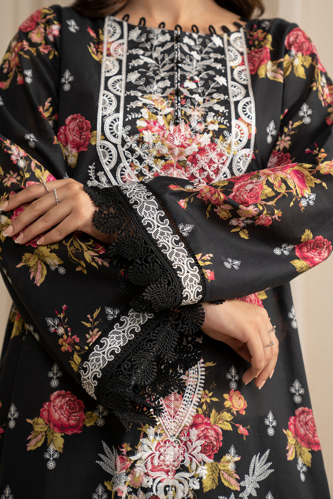 Embroidered Shirt Shalwar Dupatta - 0603
