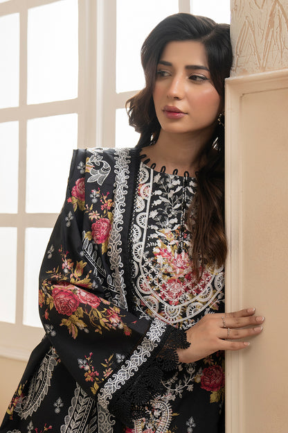 Embroidered Shirt Shalwar Dupatta - 0603