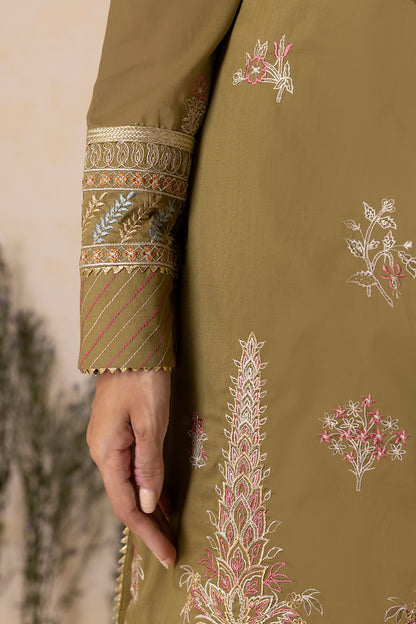 Embroidered Shirt Shalwar Dupatta - 0604