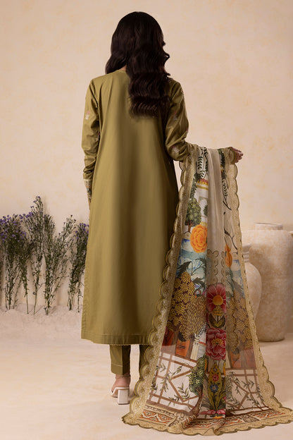 Embroidered Shirt Shalwar Dupatta - 0604