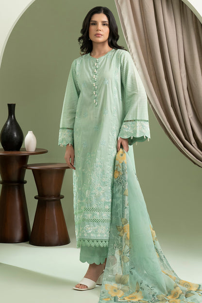Embroidered Shirt Shalwar Dupatta - 0605