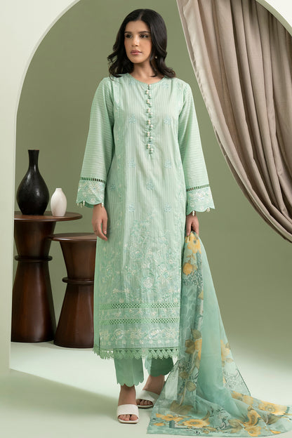 Embroidered Shirt Shalwar Dupatta - 0605
