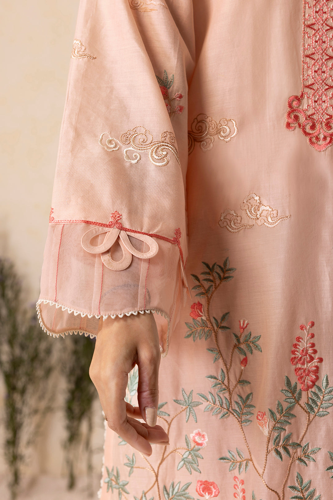 Embroidered Shirt Shalwar Dupatta - 0606