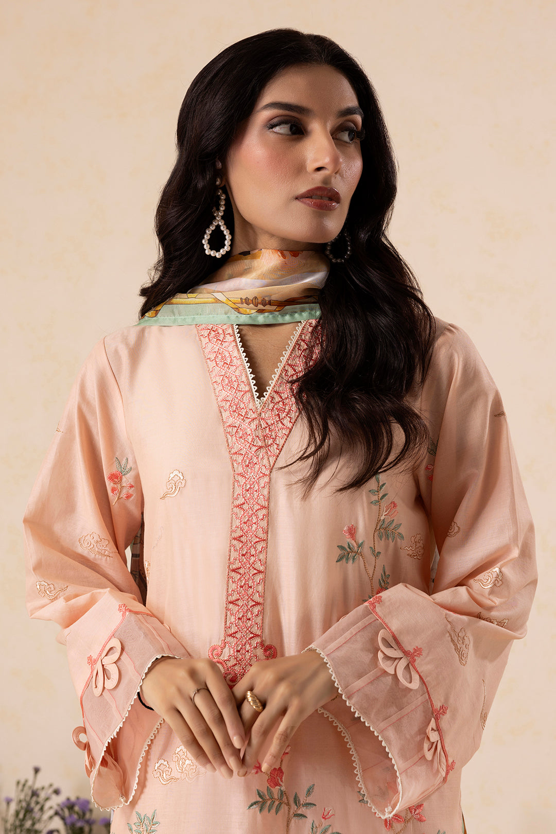 Embroidered Shirt Shalwar Dupatta - 0606